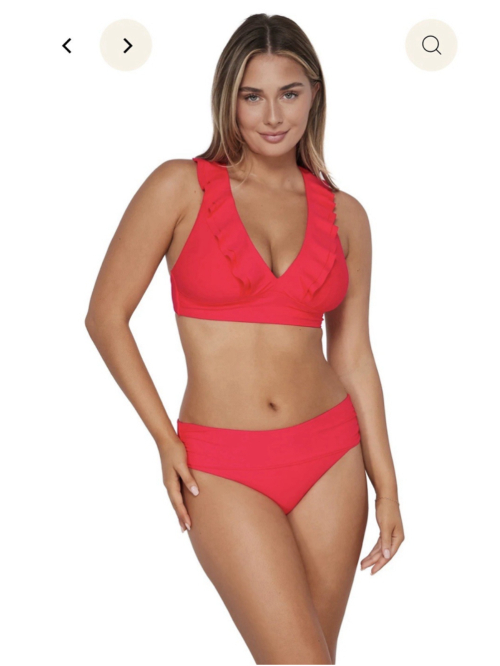NEW Sunsets Geranium Willa Swim Top, Unforgettable Bottoms SzM Mrsp $174 S63